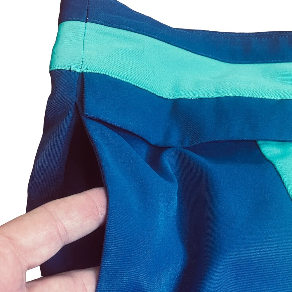 EP Pro Golf Womens Golf Skort Skirt Size 12 Blue-Aqua Pockets - Picture 5 of 12